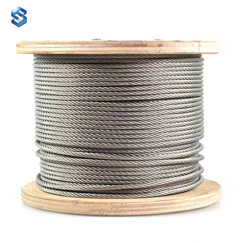 304 7x7 0.5-0.6mm stainless steel 316 cable nylon