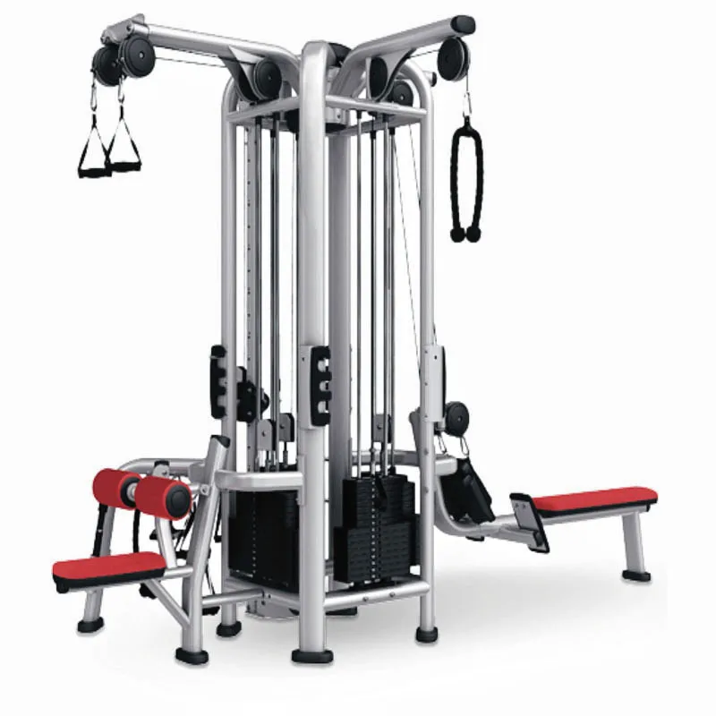 Multifunction Gym Muscle Exercise Equipment Commercial Multi Function Training Cable Machine Four Station Multi Jungle 4 Stack