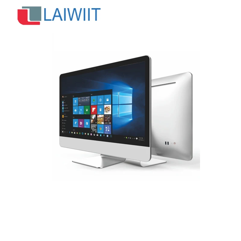 LAIWIIT 27 inch I7  all in one tv pc computer with DDR3 SSD high quality all in one office pc