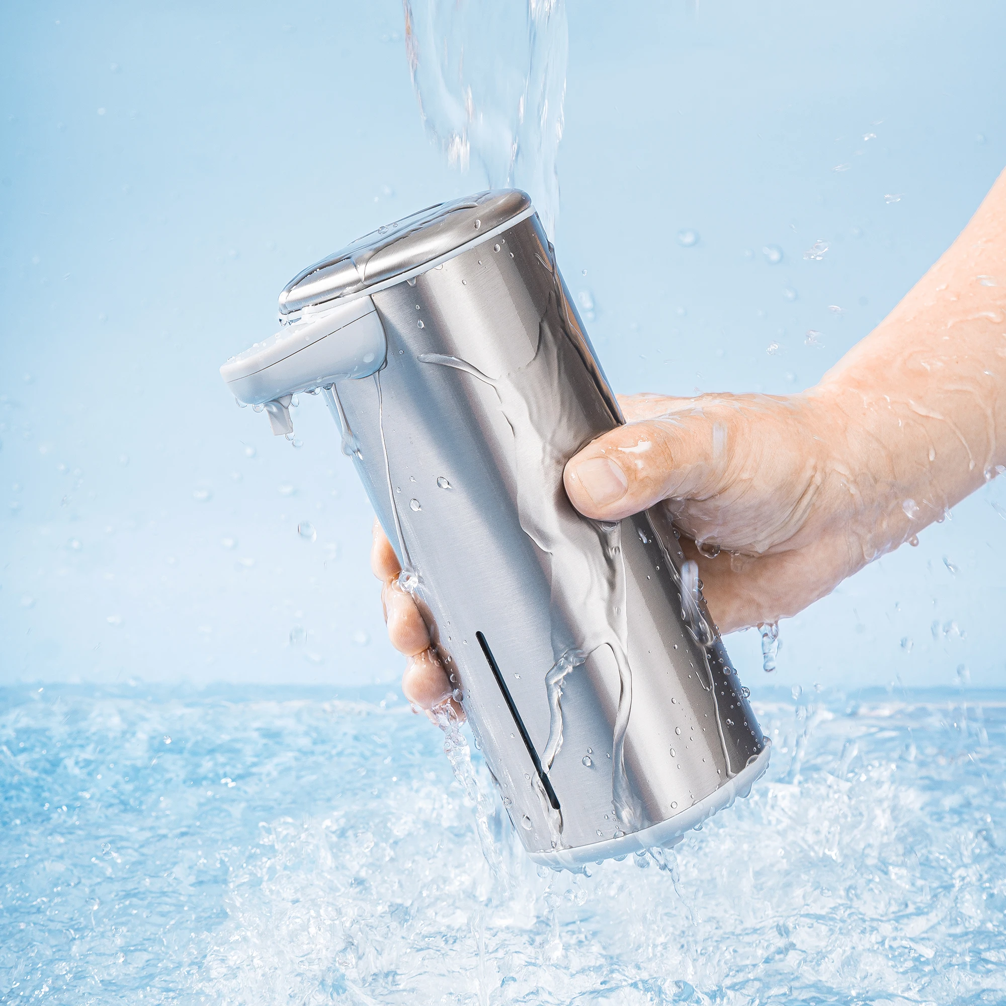 waterproof automatic soap dispenser Touch-Free Rechargeable Sensor Liquid foam Soap Pump Dispenser