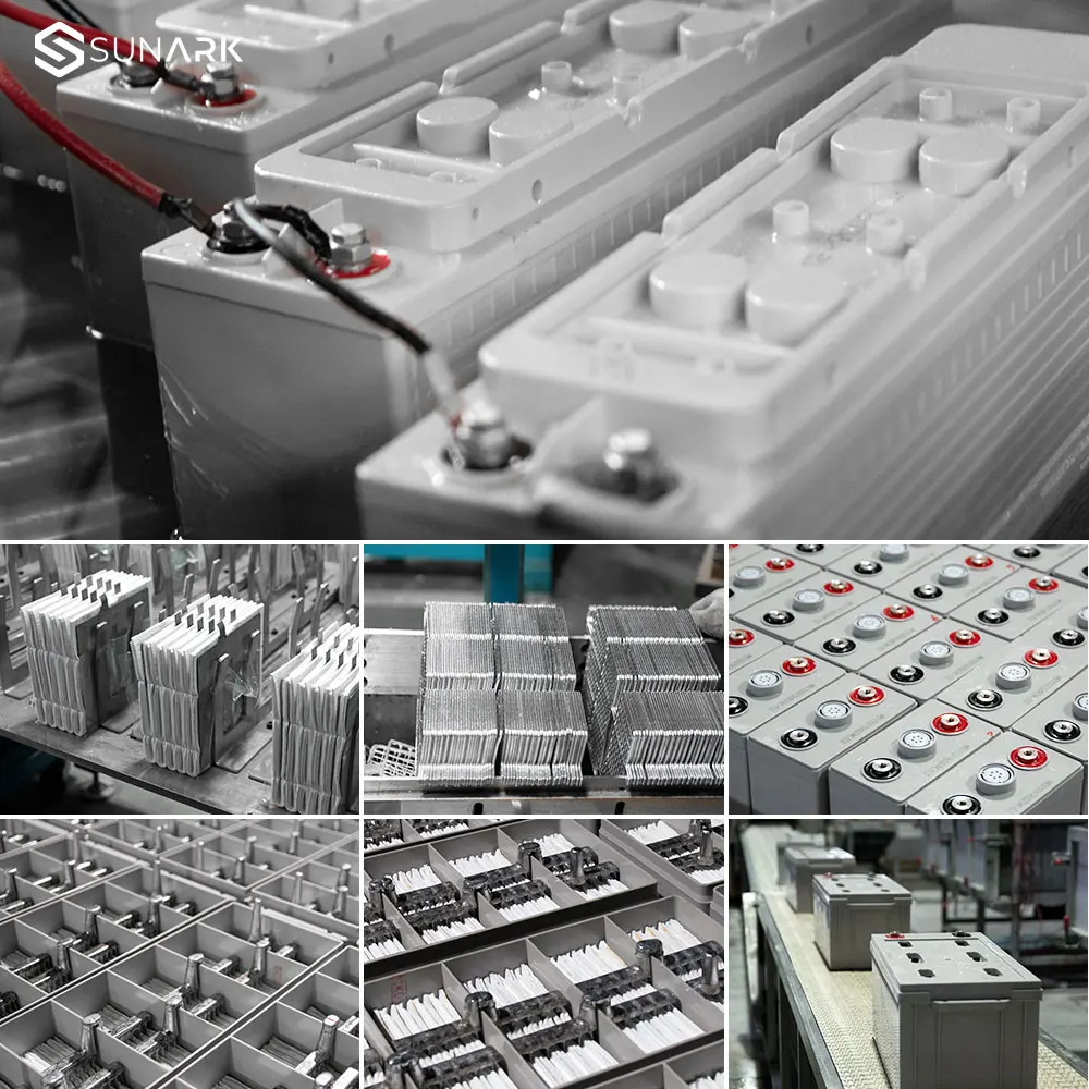 Factory Price SunArk Lead Acid Battery Sealant 200 Amp Hour Battery 200Ah 12V 200 Ah AGM Battery UPS