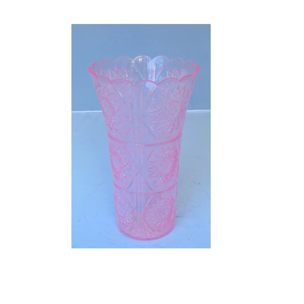hot wholesale hot sale clear plastic vase for wedding