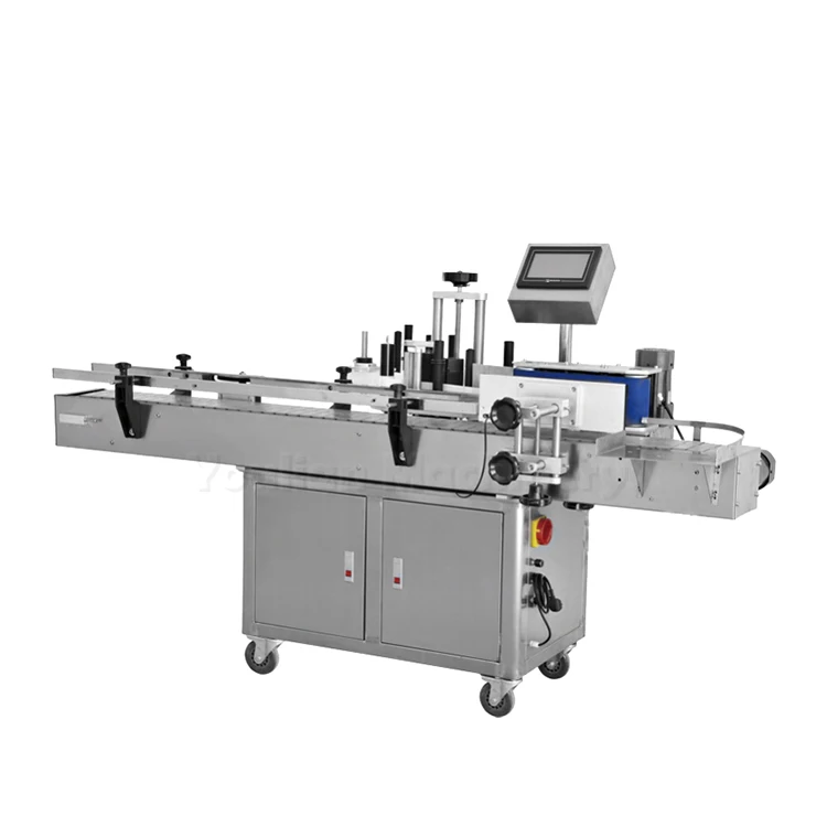 MT-200 Factory Price Automatic Label Printing Machine for Food Beverages Wine Bottles Glass Jars with Pump Core Component