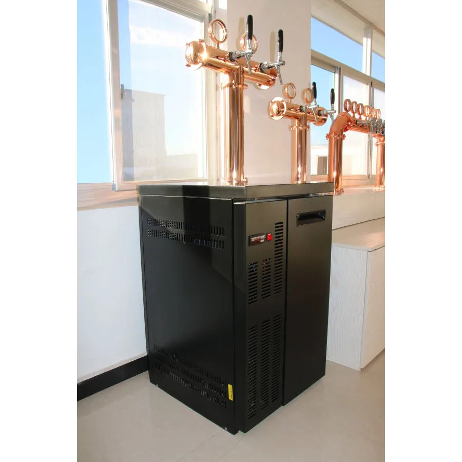 Wholesale Automatic Air-cooled Machine 2  keg  Beer Cooler High-grade Pub Equipment