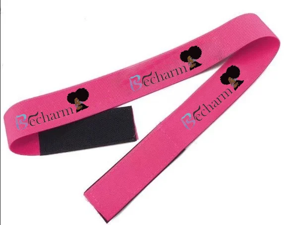 JF Logo Adjustable Custom Elastic Band For Lace Hair,Lace Melt Band Elastic Bands For Wig,Custom Elastic Band With Your Logo