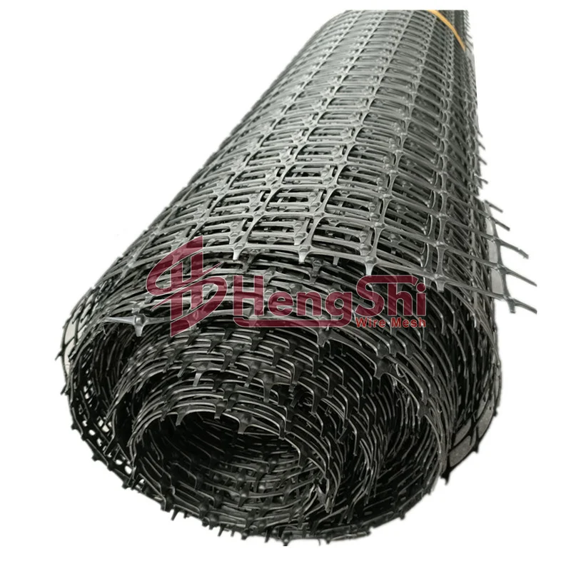 Geogrid Mesh Fence For Road Foundations Construction