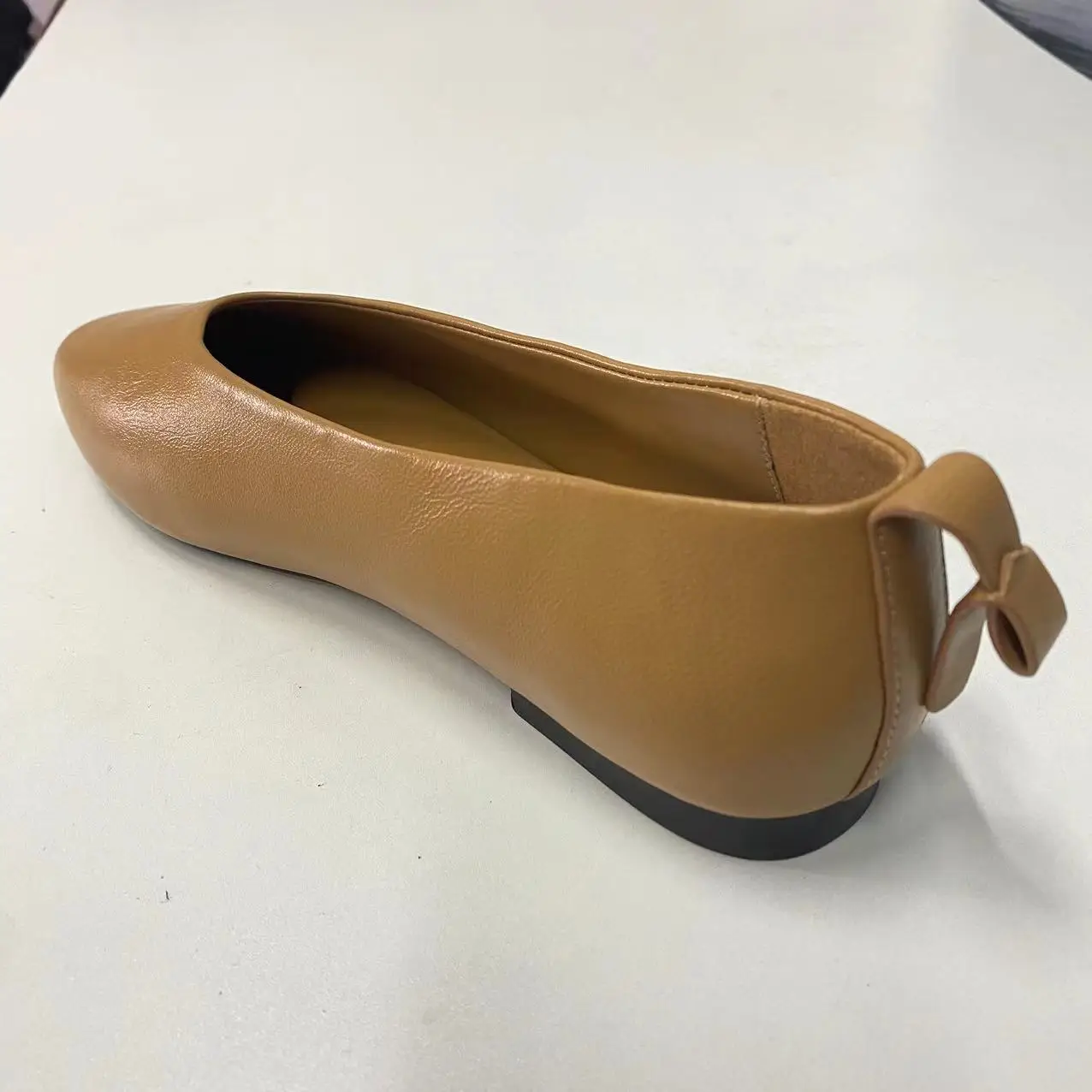 100% Top Lamb leather Women ballet Flat Ballerina after party Shoes office ladies lazy girls Loafers shoe customize factory