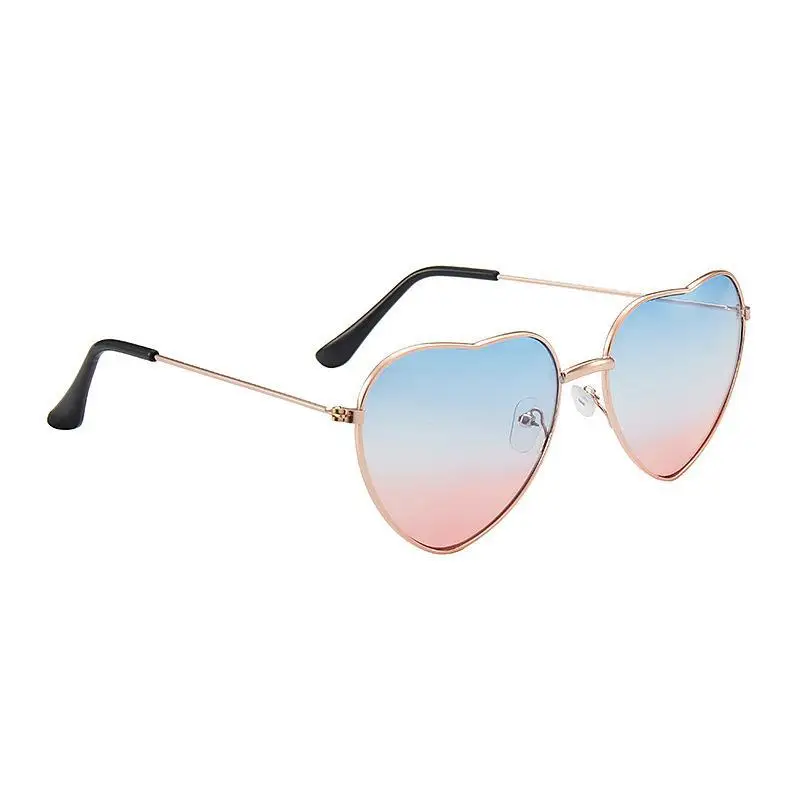 Vintage Metal Heart Sunglasses Women Sunglasses Heart Glasses