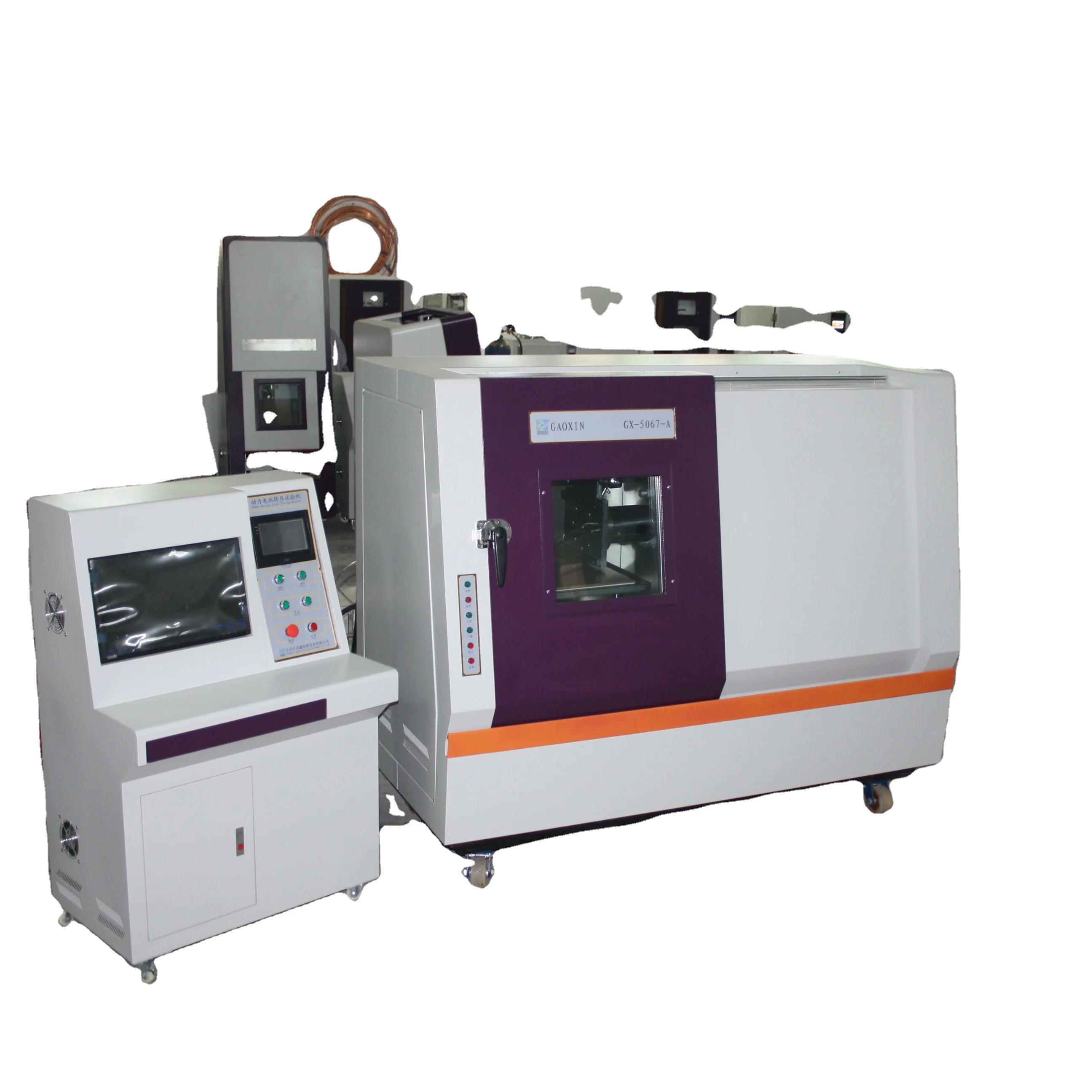 Battery Crush Testing Equipment apparatus of battery pressure test machine for power battery crush tester
