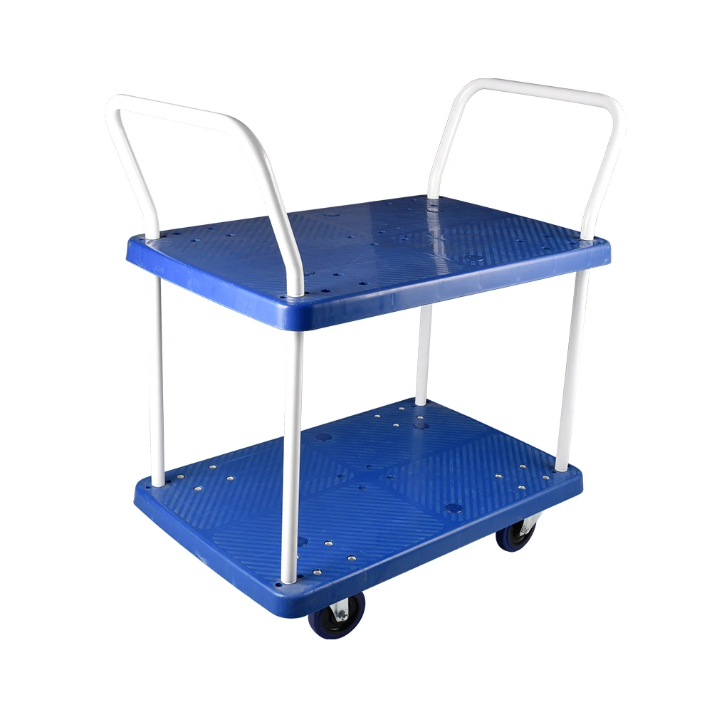 Heavy duty 150kg platform plastic folding trolley manufacturers