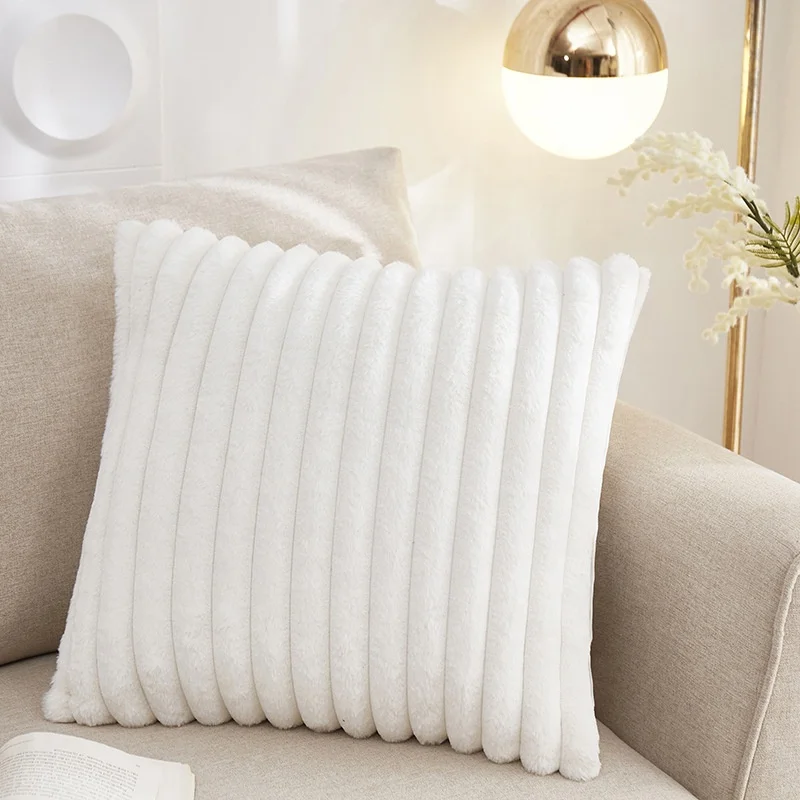 2024 Good Quality  Polyester Stripe European Decorative Pillow For Home Decor