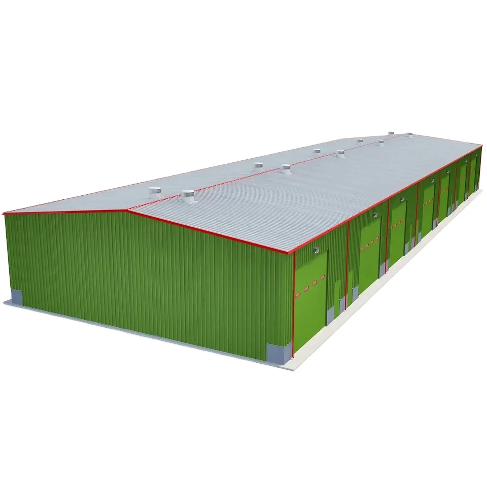 Custom steel structure metal building low cost best selling high strength warehouse workshop