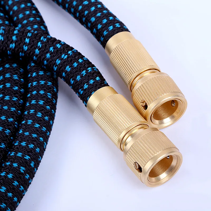 Best retractable garden irrigation hose high pressure water 100 ft with 8 function