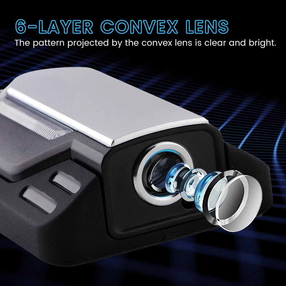 Newest Dynamic  LED Car door Light Ghost Shadow Laser Projector Logo Courtesy Step Car Door Warning Welcome Courtesy Light