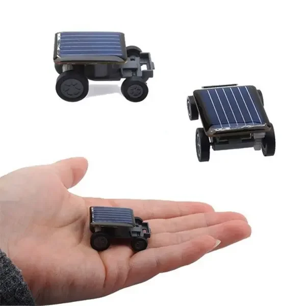 Smallest Car Toys Solar Panel Plastic Racing Car Children Mini Educational Solar Powered Solar Car Toy
