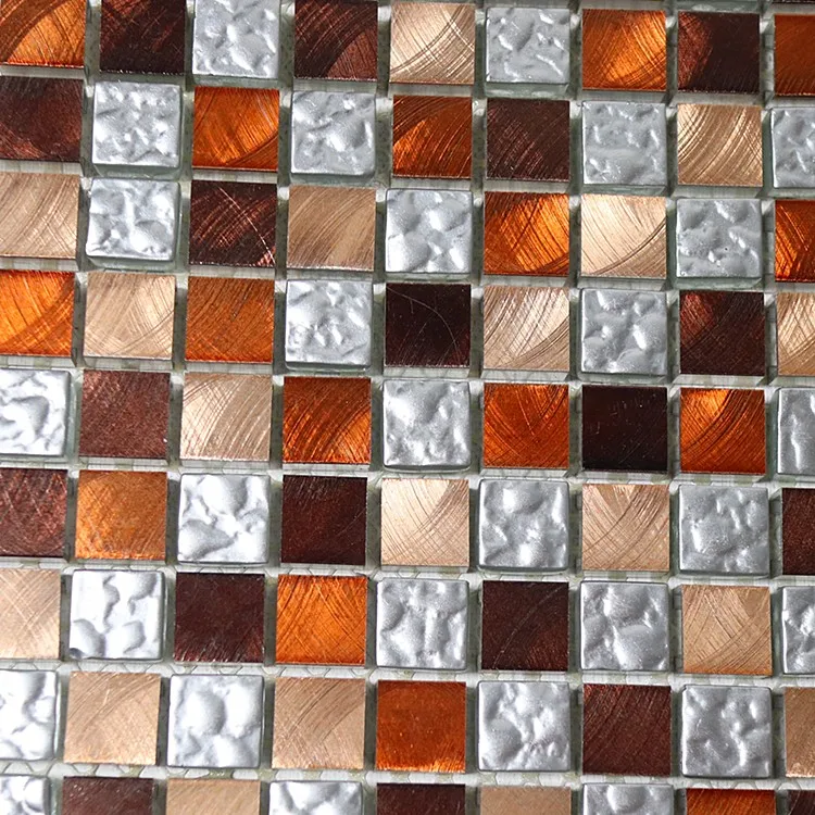 glass and metal tile