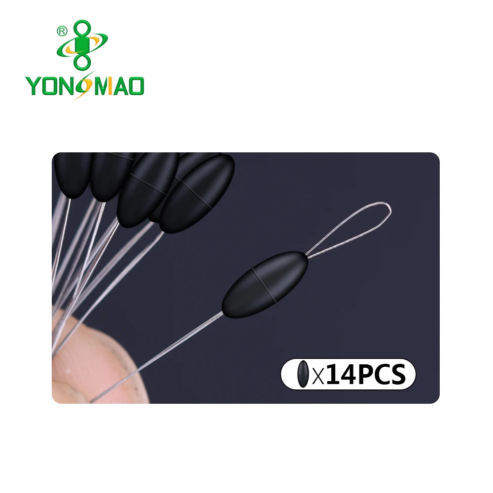 Oliver rubber stopper YONGMIAO Fishing gear  Black rubber stopper YM-5003