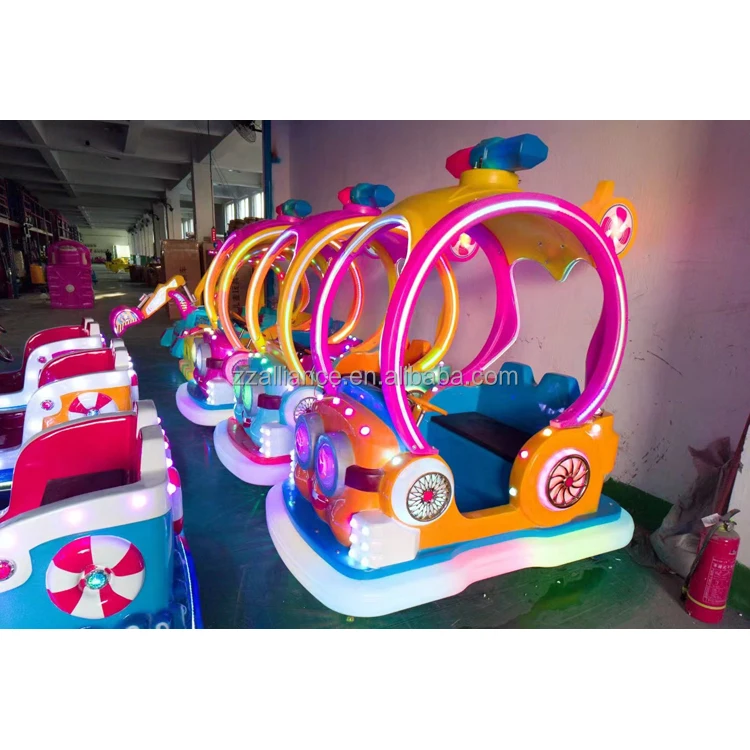 Factory Price Kids Ride On Car Big Eyes Children Amusement Park Battery Bumper Car With Ceiling Commercial Ride On Car For Sale