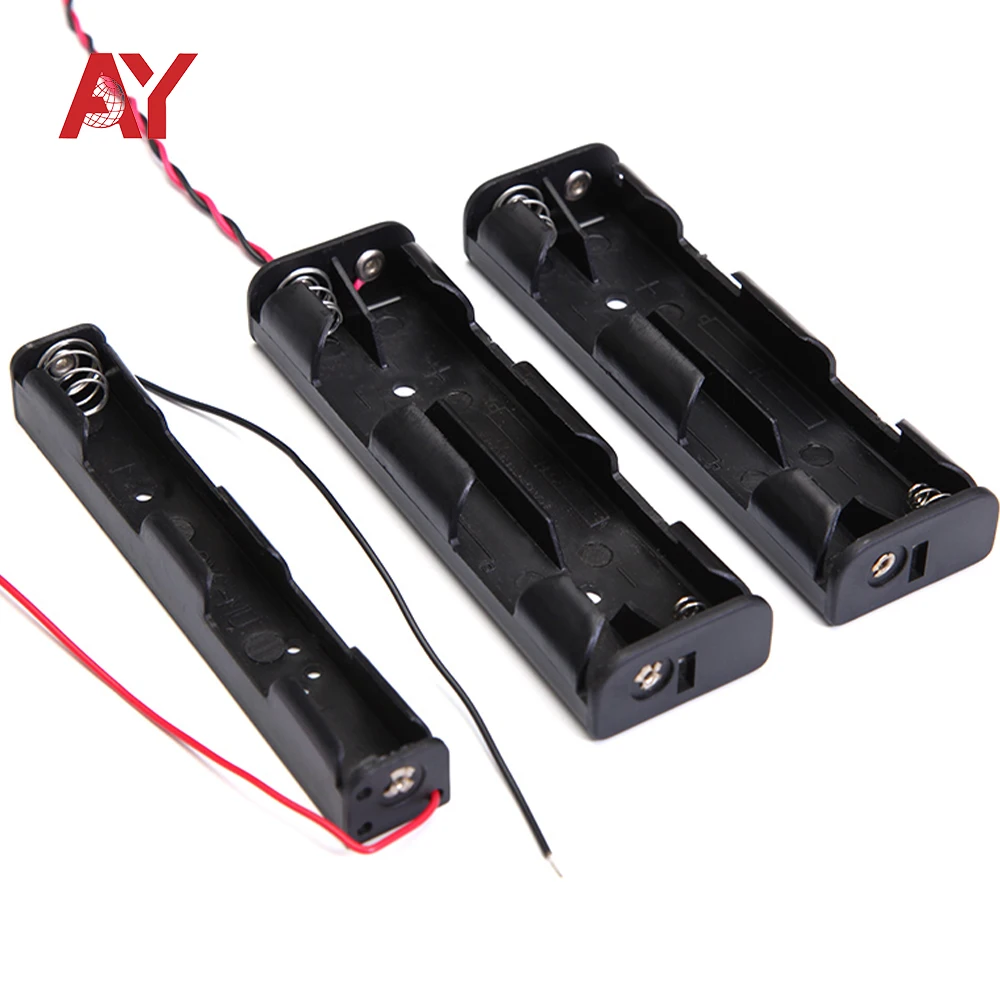 6v 3 volt waterproof plastic 9 cell single 2 4 6 10 aa battery holder with connector