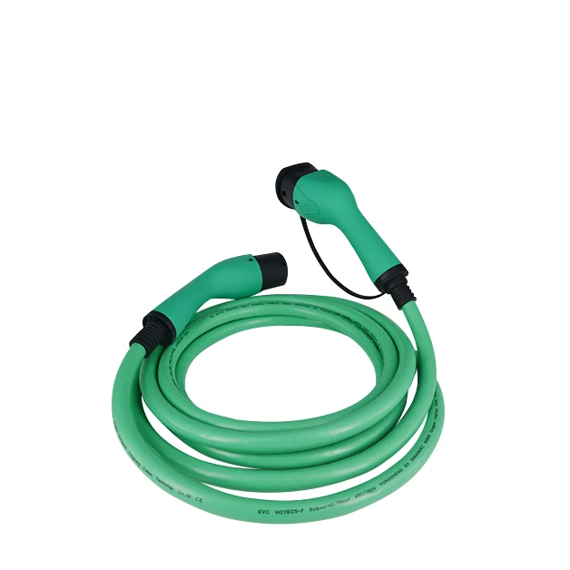 12 Month Warranty 22kw Type 2 To Type 2 Electric Car Charger Iec 62196-2 Ev Plug  Electric Vehicle Charging Cable