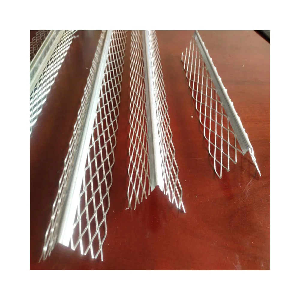 Drywall plastering galvanized steel expanded angle corner bead