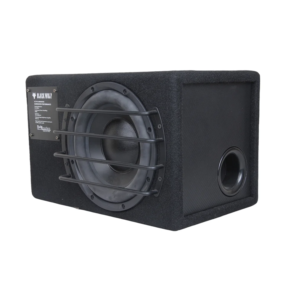 Car Subwoofers with High Sound Quality Active Bass Speaker with Aluminium Frame for Car Audio Systems