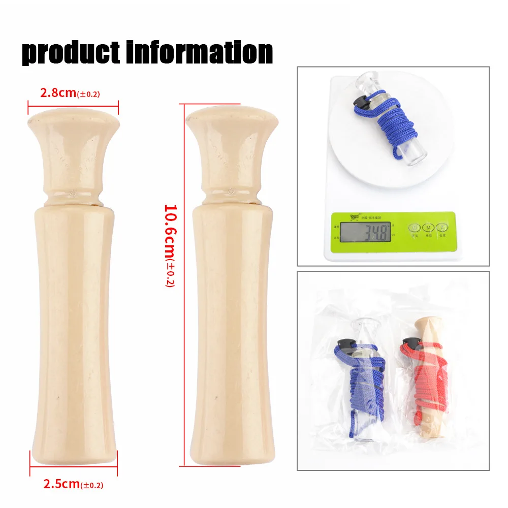 Wholesale Hunting Mallard Duck Call Lanyard Outdoor Whistle Duck Voice Trap Whistle for Hunters High Quality Decoy Sounds