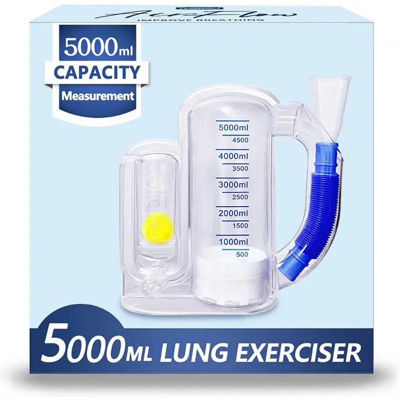Respiratory training device student lung capacity training device, lung function exercise mechanical body measurement device