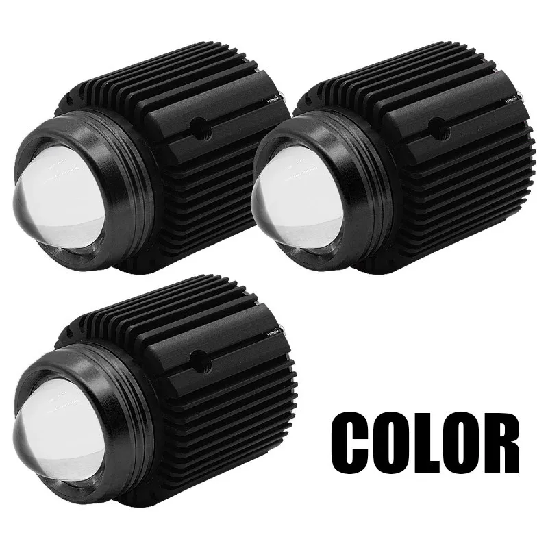 12V 15w Car SUV JEEP Truck ATV Scooter Motorcycle LED Aux Spotlight With White High Beam Amber Low Beam Light