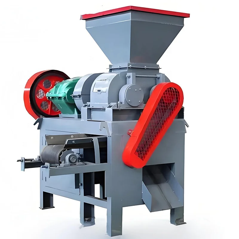 hot sale new tech energy saving fluorite charcoal lime powder material briquette making machine from china