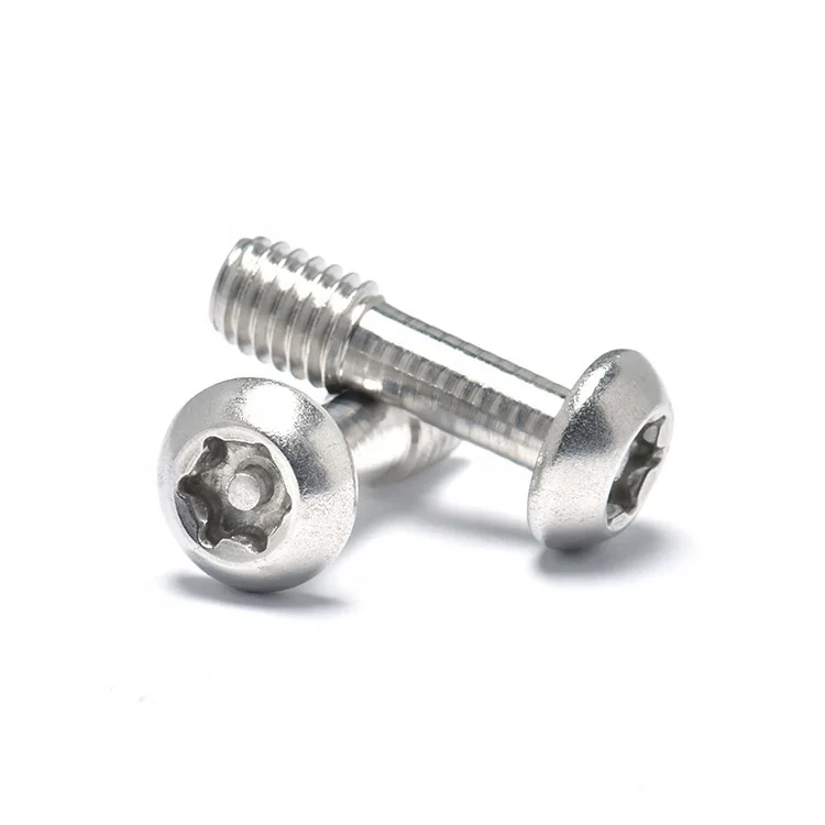HJ5B-6 Stainless steel SS 304 316 M3 M4 Torx with Pin Button Head Captive Screws