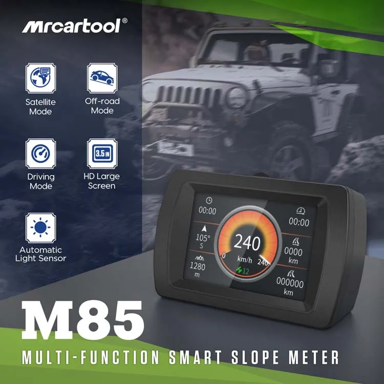 New Arrival Multi-Function MRCARTOOL M85 Car Gauge 3.5 Inch Lcd Digital Meter 2022 Hud Carplay