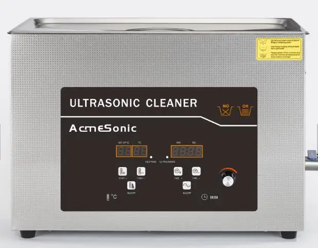  AcmeSonic 30l беспроводной Регулируемый двигатель Многофункциональный мощный Ультразвуковой очиститель с дегазом для