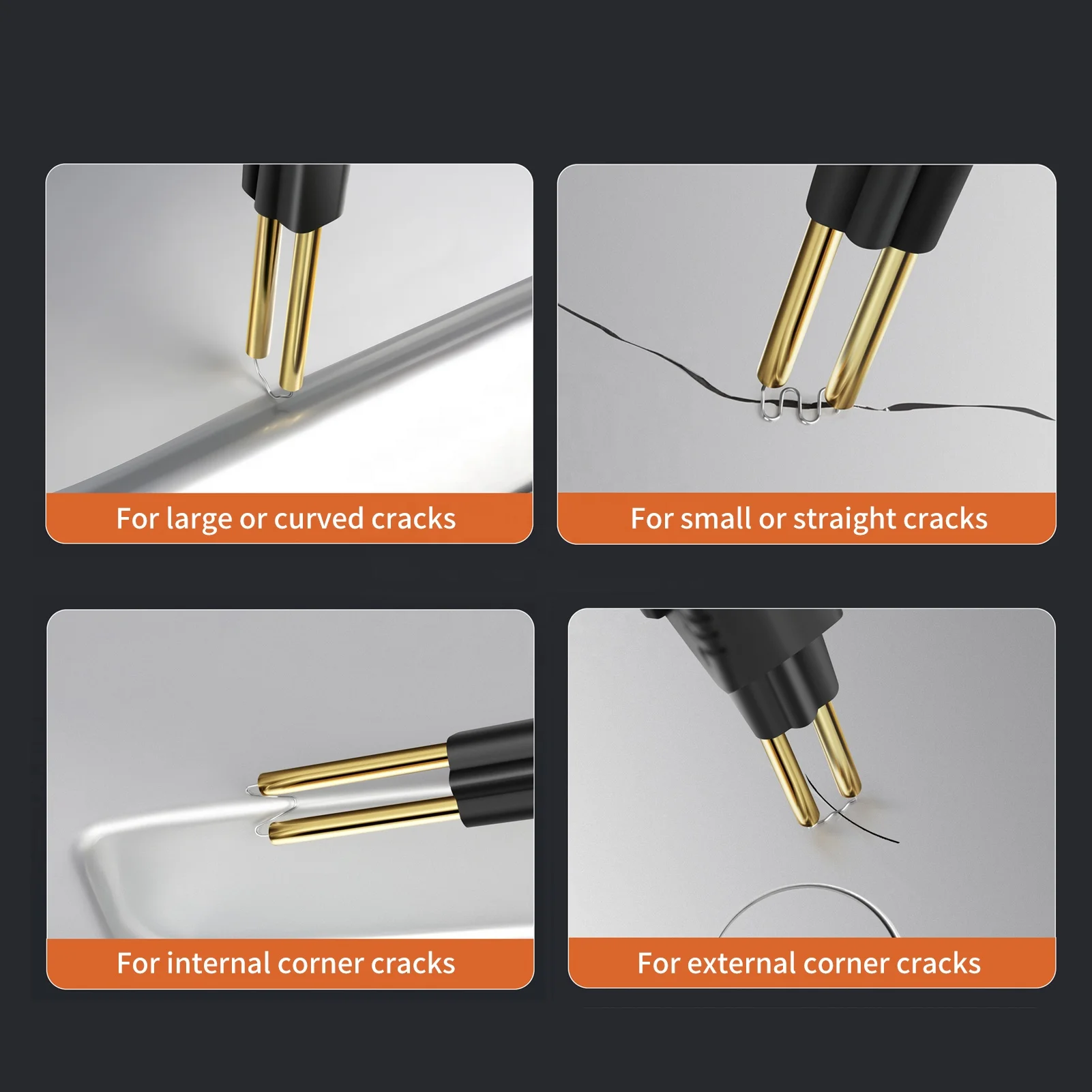 New 70W US plug Bumper repair plastic welding gun crack repair hot-melt welding stapler gun car front bumper tool welding