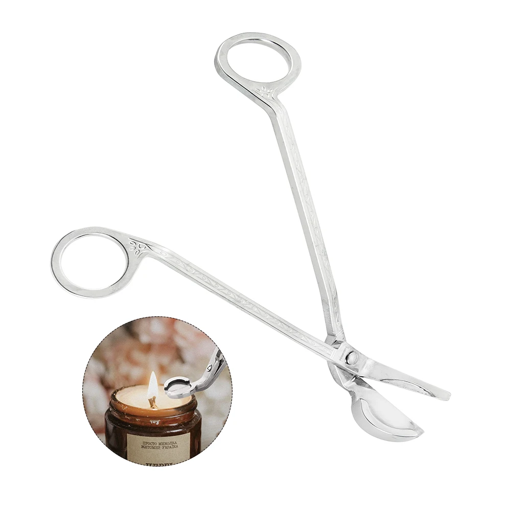 Stainless steel extinguish candles accessories tool candle scissors candle wick trimmer