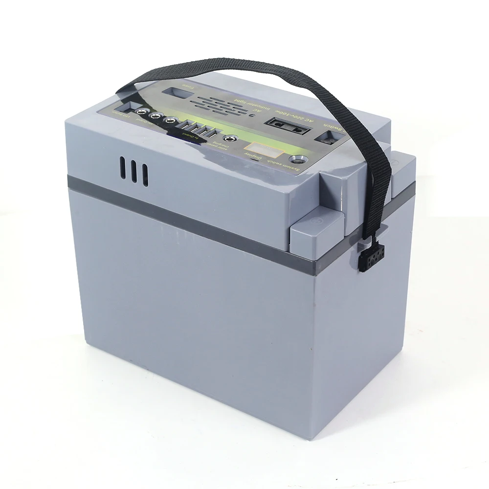 Solar Power Energy Generator Storage Battery 12 V  100 AH 150  200 AH 300 AH For Home  Outdoor Camping