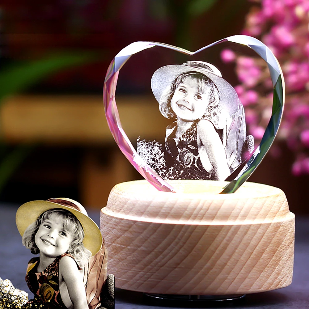 High-Speed 3d Laser Engraving machine high precision for Crystal/Glass/Acrylic  Personalization gifts