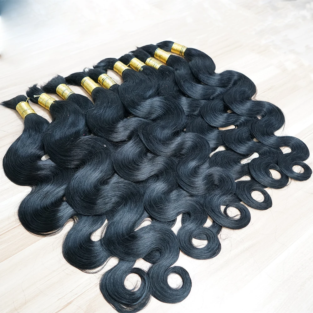 Hair Bulk No Weft Brazilian Braid Hair Extensions For Black People