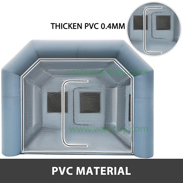 Large Inflatable Car Garage Tent Customized Inflatable Cube Tents For Car Oxford Fabric Inflatable Tent