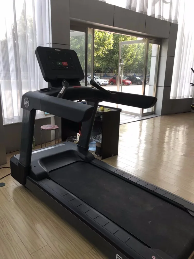 2022 Heavy Duty Electric Cardio Sports Pad With Tv Big Screen Treadmill Commercial