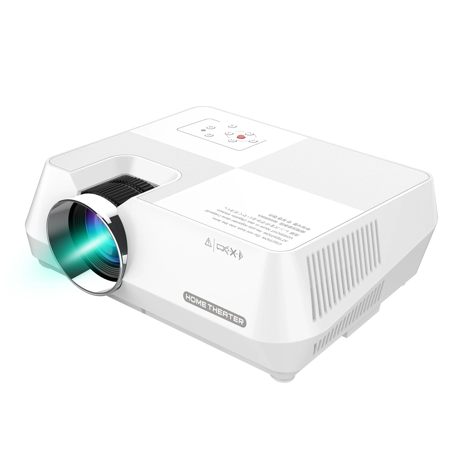 
Mini Pocket Smart Video Portable Projector S8 Movie Compatible With iPhone Android 2800 High Brightness Home Theater CE RoHS FCC 