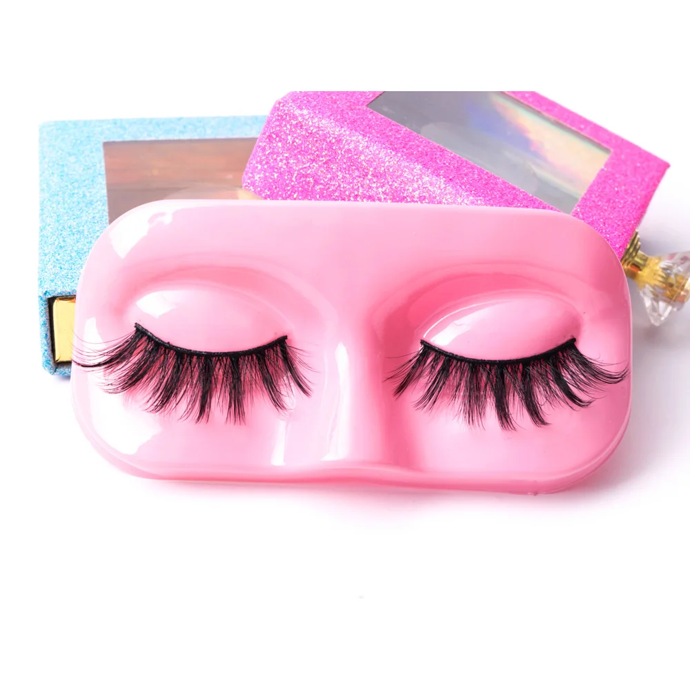 handmade lash glue wholesale vendor empty Custom Boxes 3d korean silk lashes