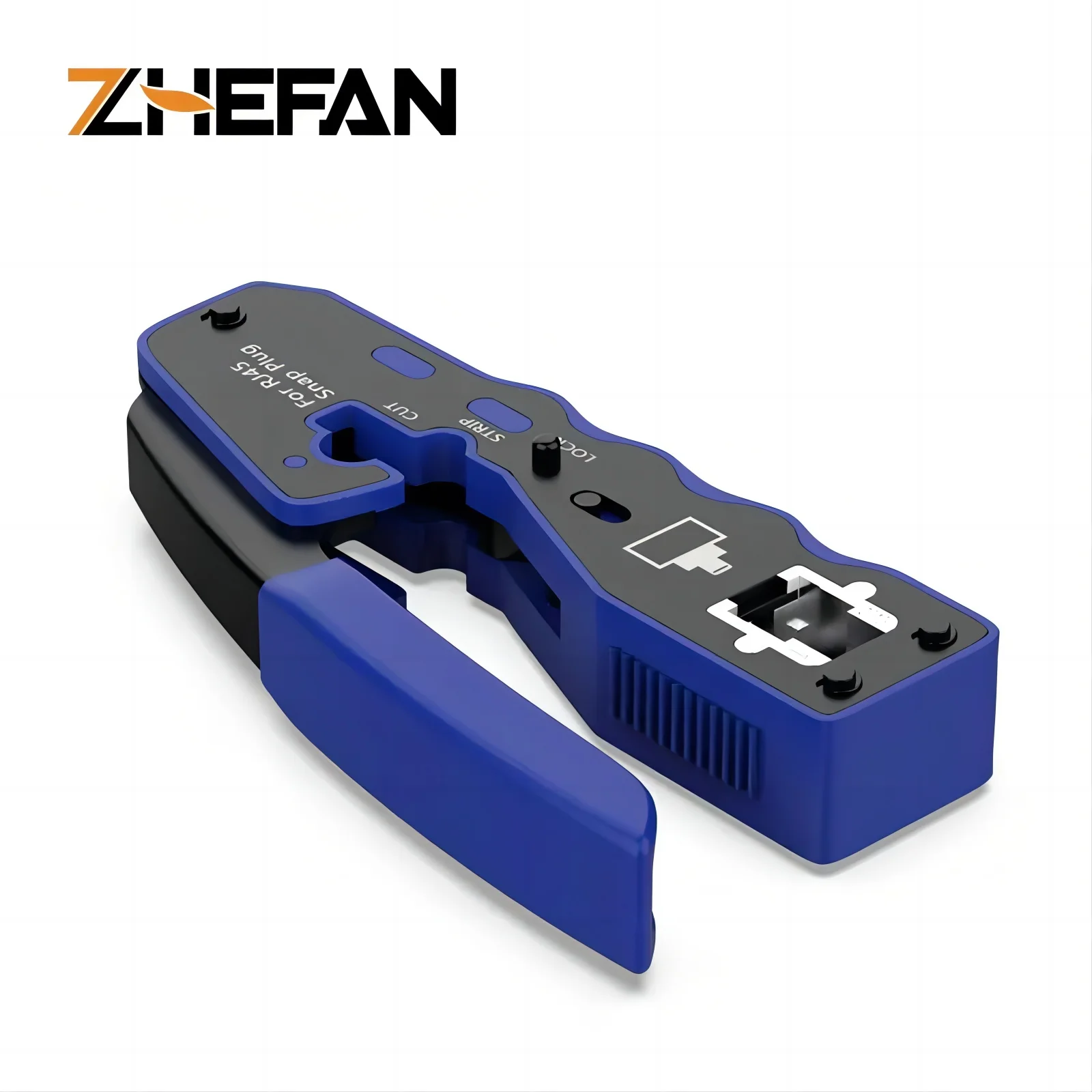 ZHEFAN Multifunction Rj45 Crimper Cat5e Cat6 Rj45 Connector Pliers Crimping Tool 8p Hand-held Network Cable Tool