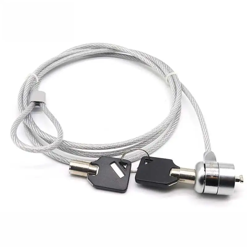 Cable Lock Metal laptop key lock for Laptop Computer and Desktop Security