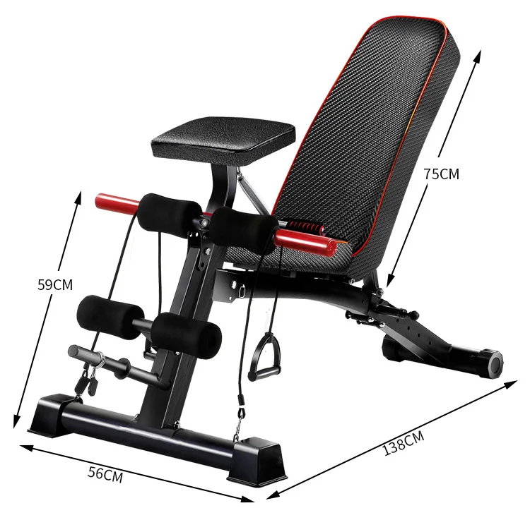 Multi function adjustable commercial gym equipment incline weight bench dumbbell bench