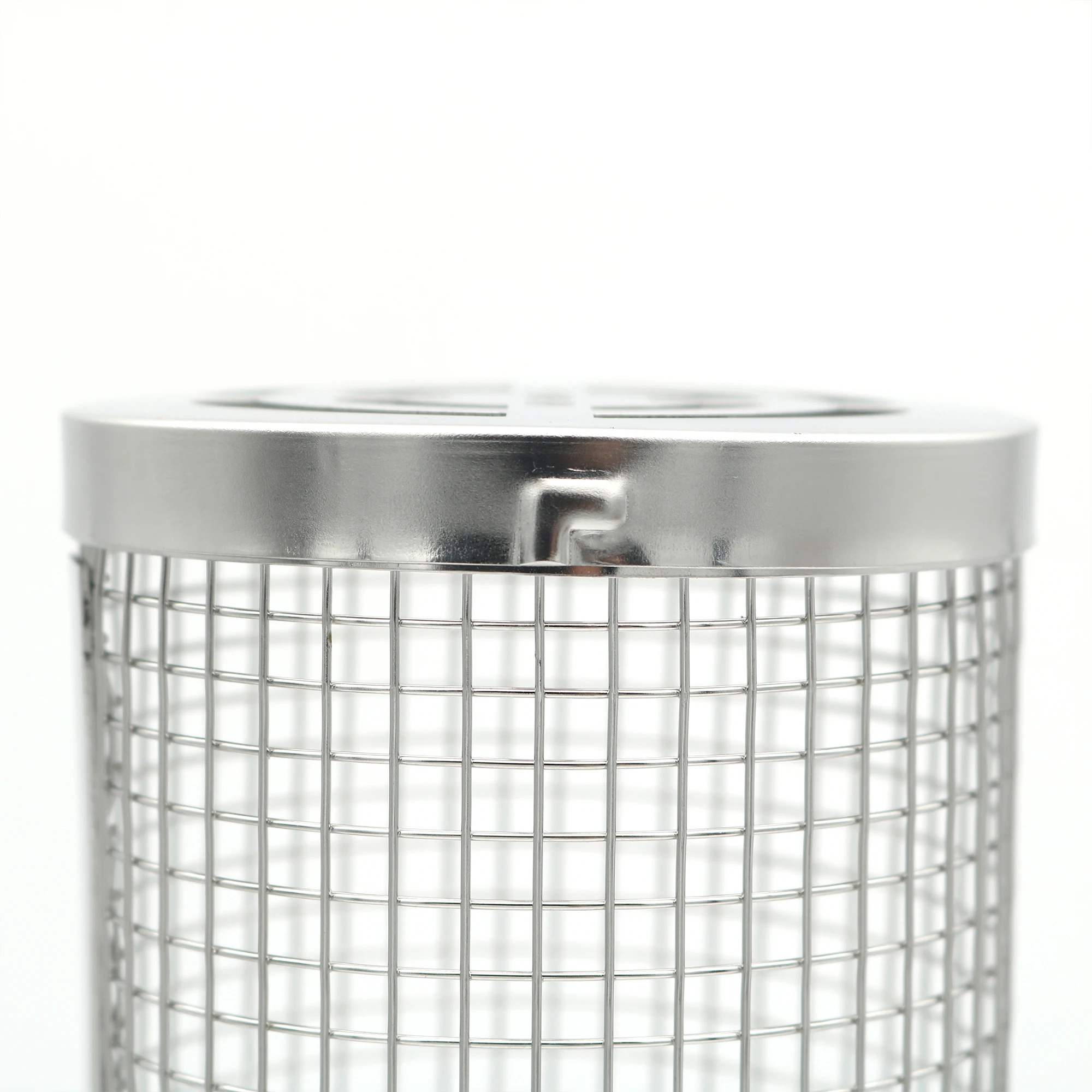 Stainless Steel 304 BBQ Accessories Outdoor Grilling Rolling round Grill Grilling Basket with Net Tube for Bbq
