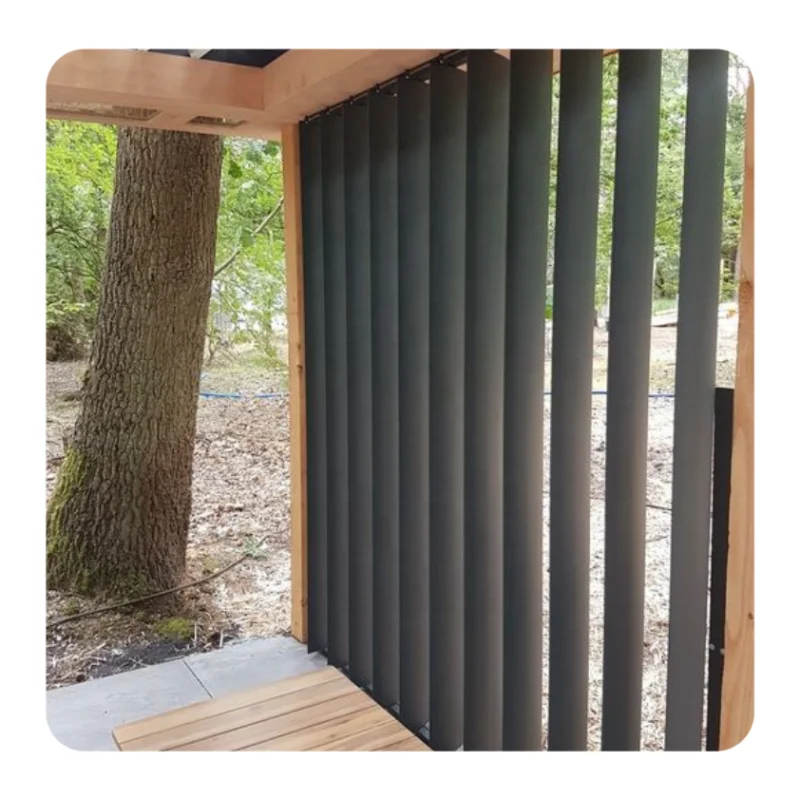 China Accordion Shutter Aluminium Blind Louver Aluminium hurricane proof shutters exterior window shutters