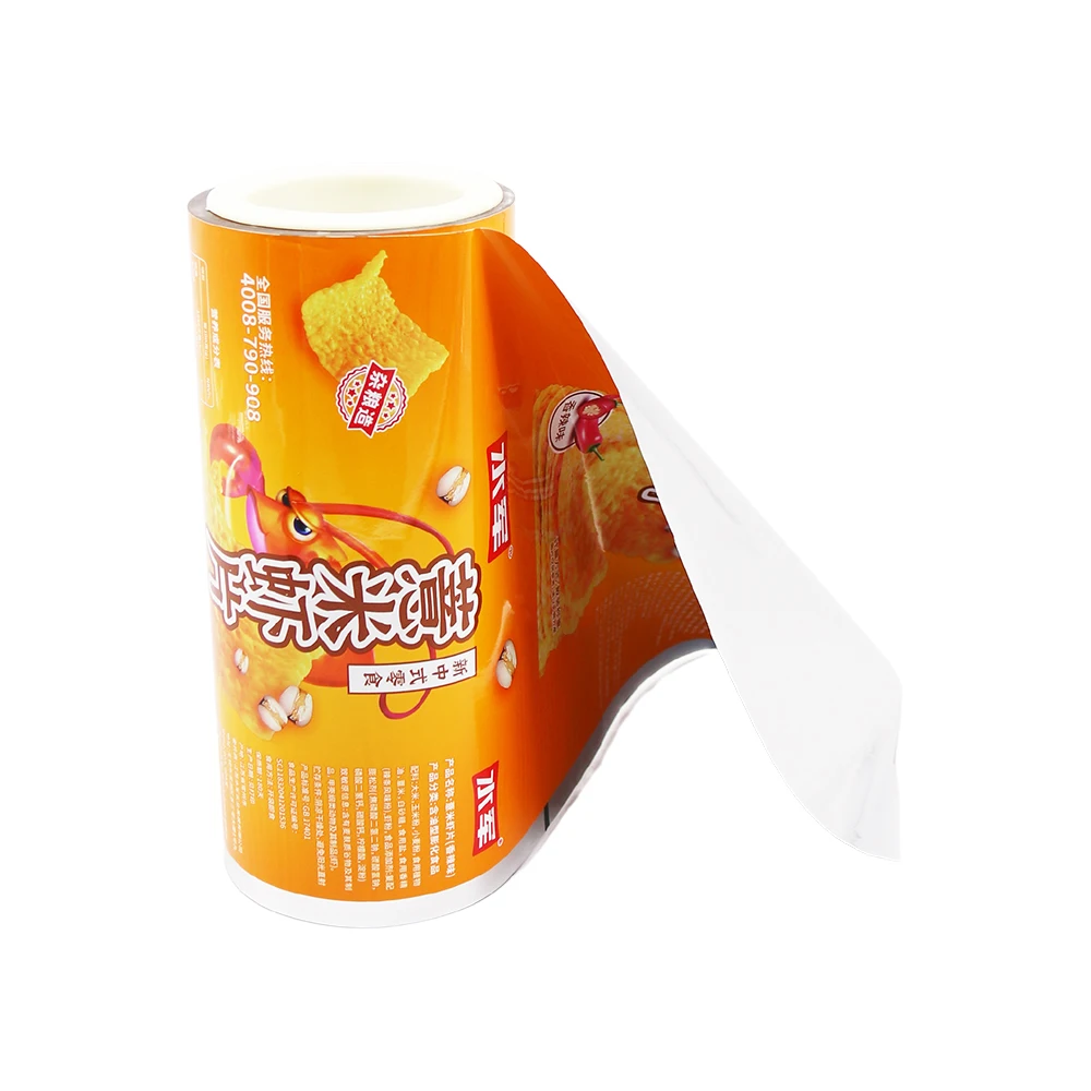 Пластиковая упаковка для пищевых продуктов bopp пленка рулон алюминиевая фольга печатная пластиковая
