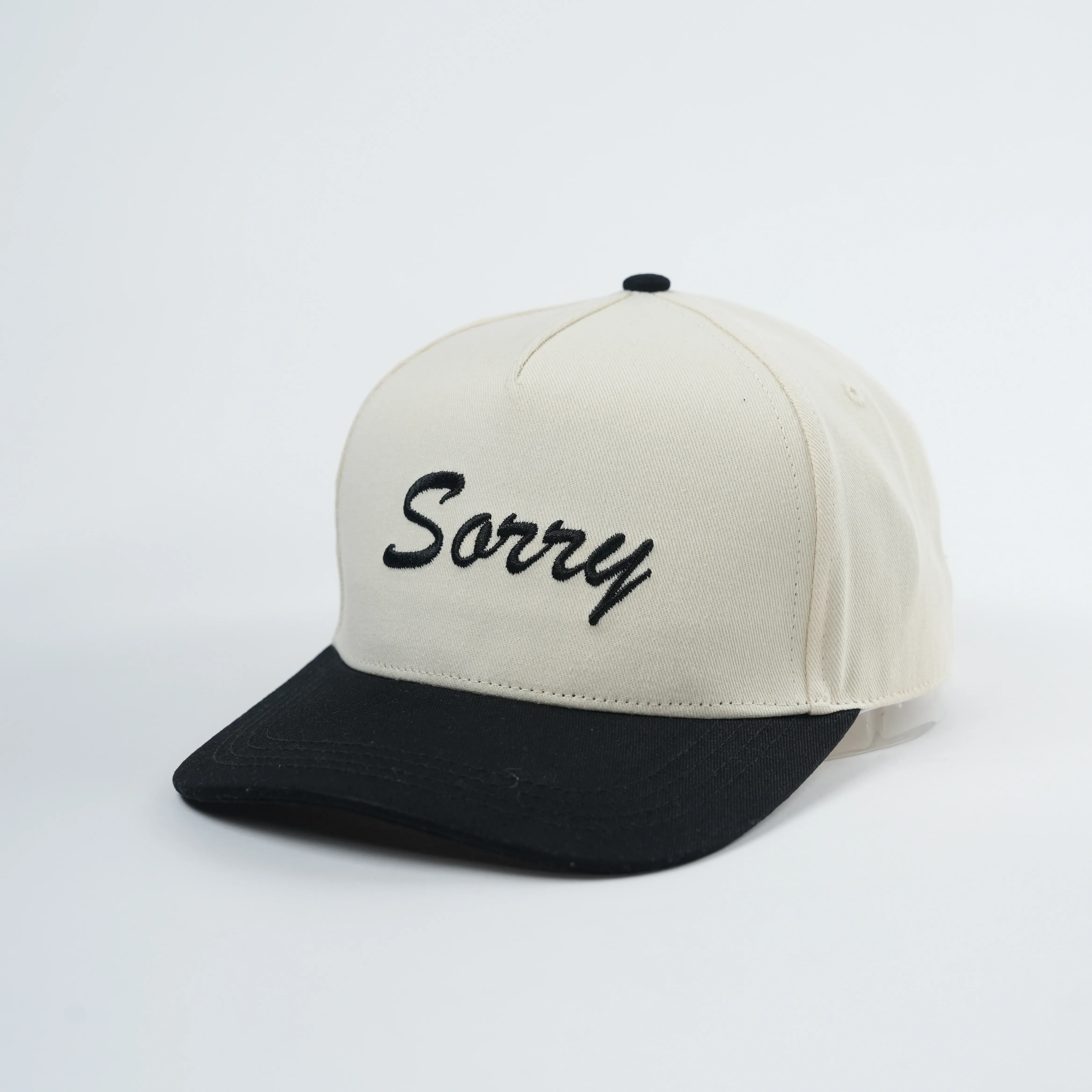 Structure Cotton Running Sports Baseball Cap gorras for Men 3D Raised Embroidery Logo Two Tone Hats