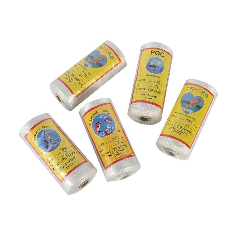 Популярный товар, скрученный многонитевой полиэфирный шпагат, рыболовный шпагат